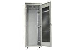 Телекоммуникационный шкаф ШТ, дверь стекло в раме, 600x600x24U