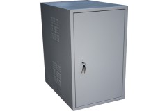 Климатический шкаф, уличный термошкаф ТШм 700х400х22U с вентиляционными жалюзи